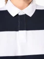 Polos à personnaliser KARIBAN Polo rugby rayé manches longues unisexe 