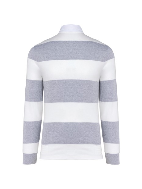 KARIBAN Polo rugby rayé manches longues unisexe /api/colors/308bd561-7f49-4ba7-9c85-bd57015c6a97 personnalisable