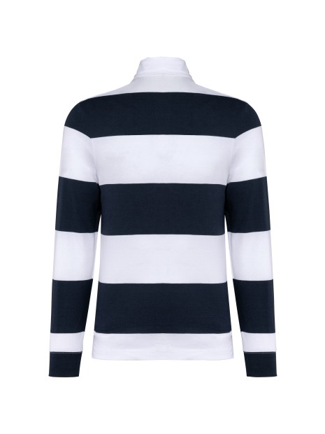 KARIBAN Polo rugby rayé manches longues unisexe /api/colors/4c56d9a2-217a-4a2b-a210-79f642860e95 personnalisable