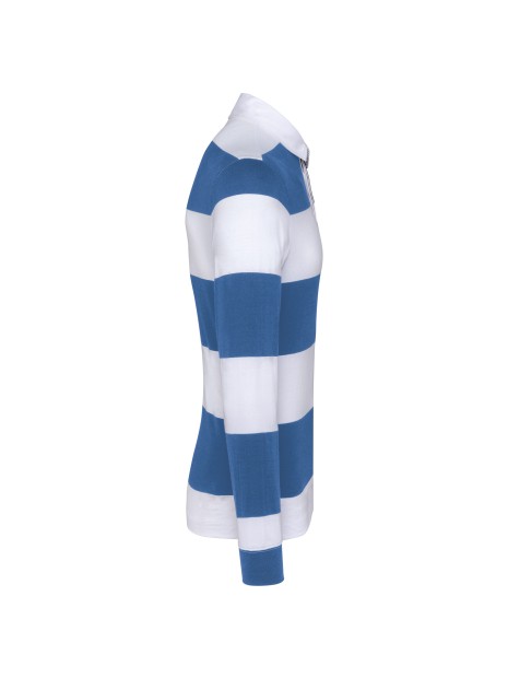 KARIBAN Polo rugby rayé manches longues unisexe /api/colors/ed8f816c-9141-4cc0-8fca-39698081a3ed personnalisable