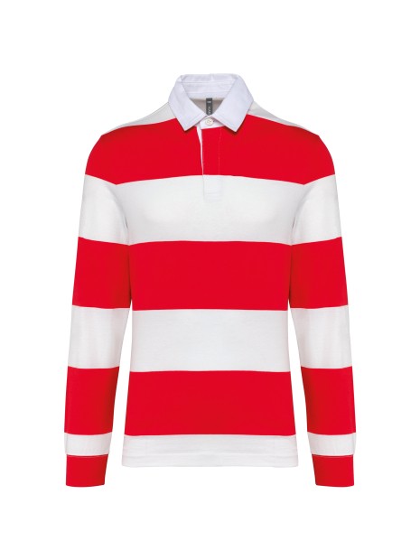 KARIBAN Polo rugby rayé manches longues unisexe /api/colors/dacab245-729a-4484-b3fe-ee2fefd52389 personnalisable