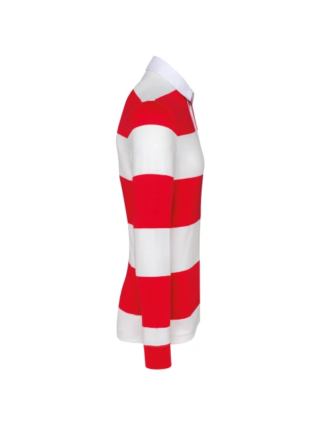 KARIBAN Polo rugby rayé manches longues unisexe /api/colors/dacab245-729a-4484-b3fe-ee2fefd52389 personnalisable