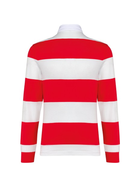 KARIBAN Polo rugby rayé manches longues unisexe /api/colors/dacab245-729a-4484-b3fe-ee2fefd52389 personnalisable