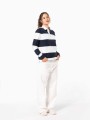 Polos à personnaliser KARIBAN Polo rugby rayé manches longues unisexe 