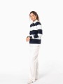 Polos à personnaliser KARIBAN Polo rugby rayé manches longues unisexe 