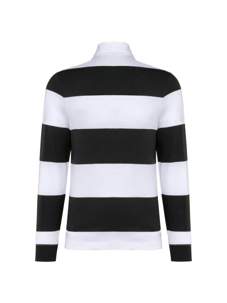 KARIBAN Polo rugby rayé manches longues unisexe /api/colors/ae86c9a8-dc4a-4340-9d24-9dd5945fc43c personnalisable