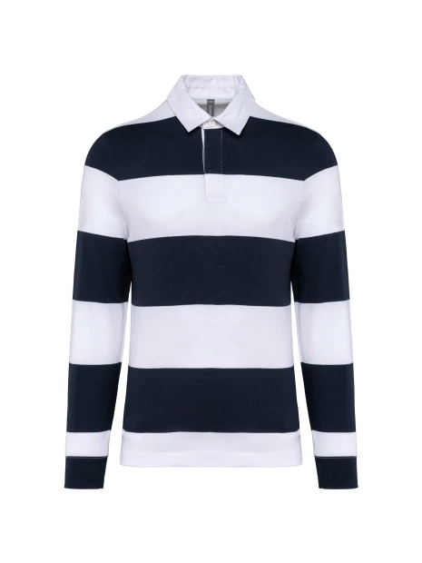 KARIBAN Polo rugby rayé manches longues unisexe /api/colors/4c56d9a2-217a-4a2b-a210-79f642860e95 personnalisable