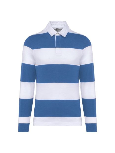 KARIBAN Polo rugby rayé manches longues unisexe /api/colors/ed8f816c-9141-4cc0-8fca-39698081a3ed personnalisable