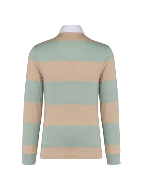 KARIBAN Polo rugby rayé manches longues unisexe /api/colors/d4c5dc39-4029-4e60-b61c-bc2f0593ba4b personnalisable