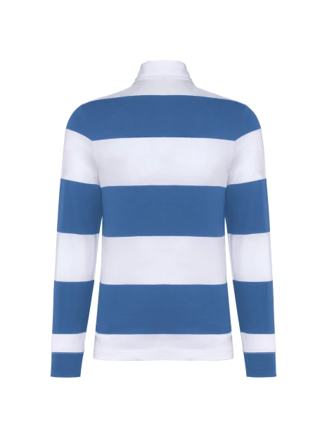 KARIBAN Polo rugby rayé manches longues unisexe /api/colors/ed8f816c-9141-4cc0-8fca-39698081a3ed personnalisable