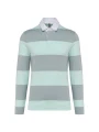 KARIBAN Polo rugby rayé manches longues unisexe /api/colors/ef2a4970-1c92-46d7-99fd-cd05dcb7ae9c personnalisable