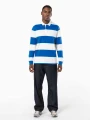 Polos à personnaliser KARIBAN Polo rugby rayé manches longues unisexe 