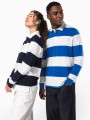 Polos à personnaliser KARIBAN Polo rugby rayé manches longues unisexe 