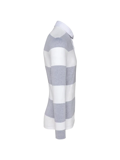 KARIBAN Polo rugby rayé manches longues unisexe /api/colors/308bd561-7f49-4ba7-9c85-bd57015c6a97 personnalisable