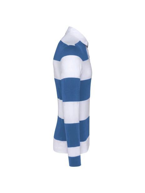 KARIBAN Polo rugby rayé manches longues unisexe /api/colors/ed8f816c-9141-4cc0-8fca-39698081a3ed personnalisable