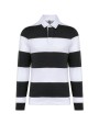 Polos personnalisable KARIBAN Polo rugby rayé manches longues unisexe