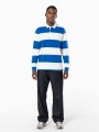 Polos à personnaliser KARIBAN Polo rugby rayé manches longues unisexe 