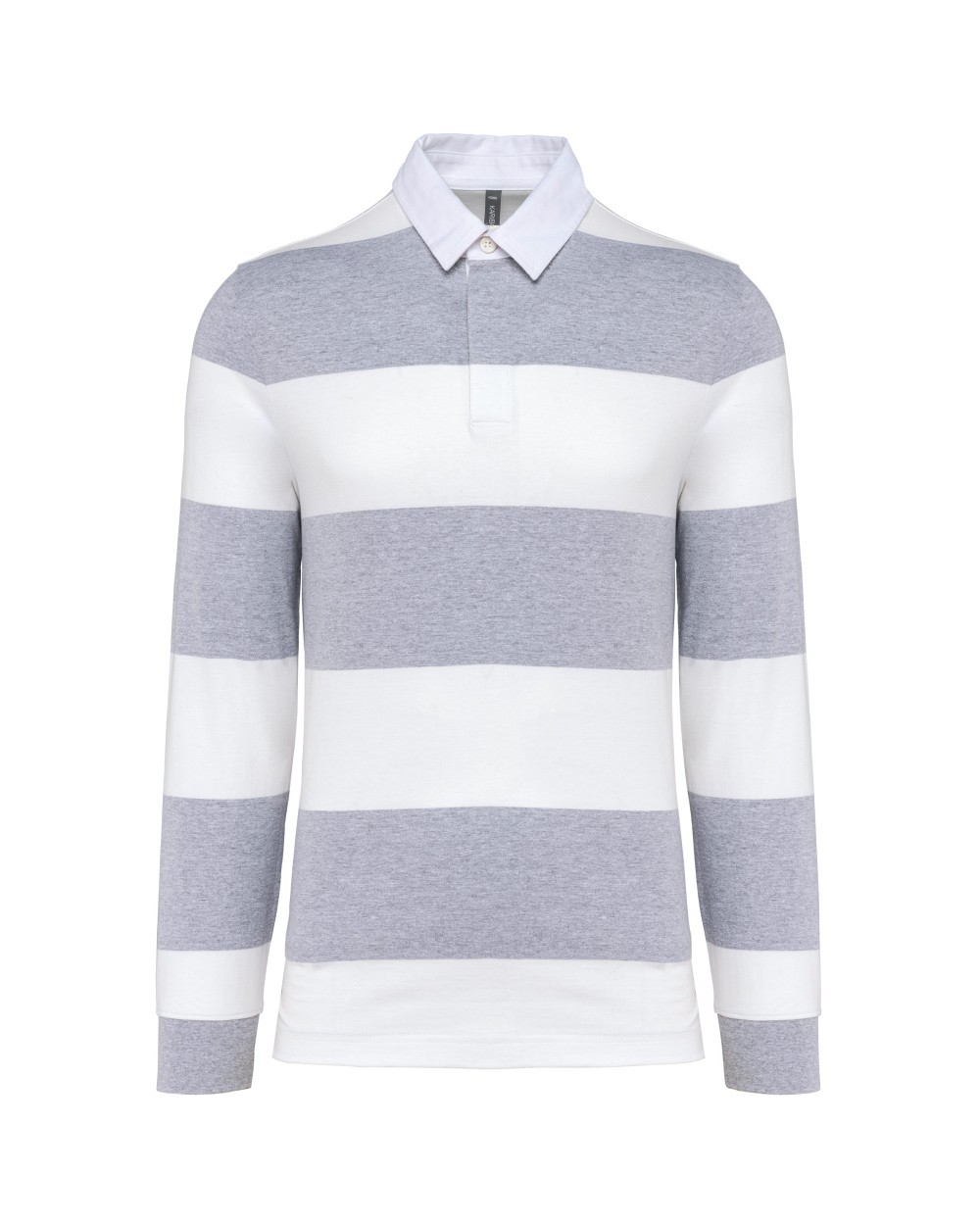 Polos personnalisable KARIBAN Polo rugby rayé manches longues unisexe