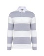 Polos personnalisable KARIBAN Polo rugby rayé manches longues unisexe