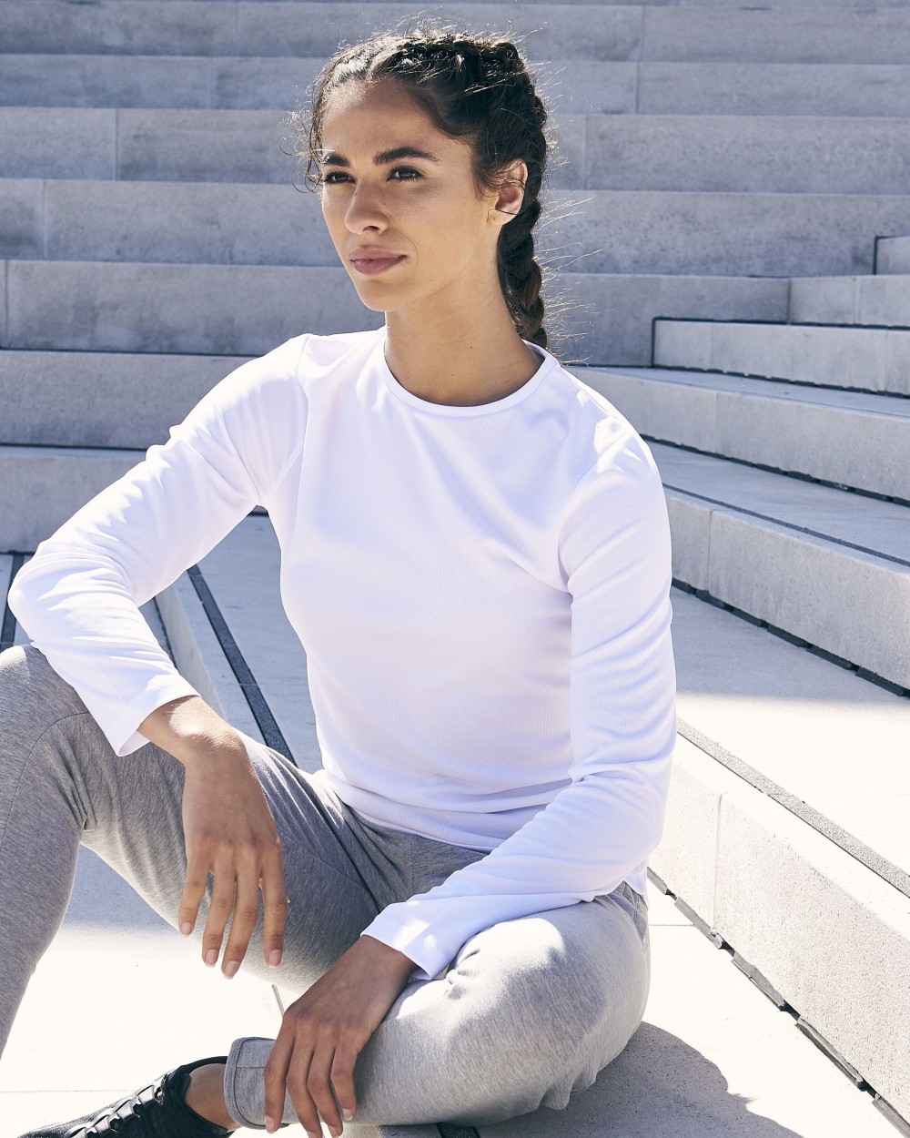 T-Shirts personnalisable AWDIS WOMEN'S LONG SLEEVE COOL T