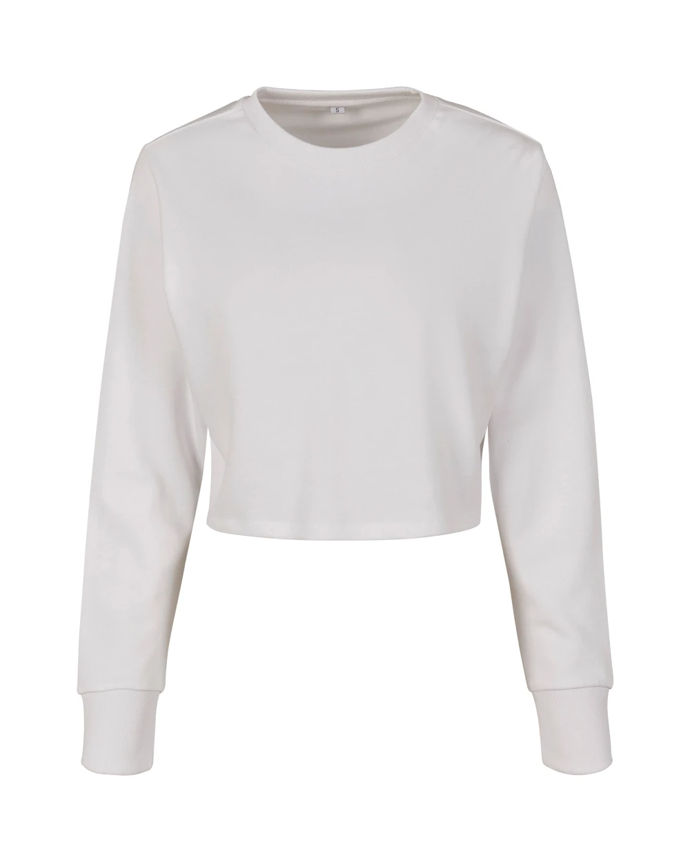 Sweaters & hoodies BUILD YOUR BRAND Ladies´ Terry Cropped Crew voor bedrukking &amp; borduring