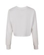 BUILD YOUR BRAND Ladies´ Terry Cropped Crew Sweatshirts personalisierbar