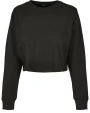 BUILD YOUR BRAND Ladies´ Terry Cropped Crew Sweatshirts personalisierbar