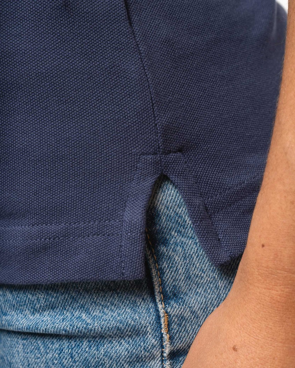 KARIBAN Kurzarm-Polohemd für Damen. Aus Baumwollpiqué Poloshirts personalisierbar