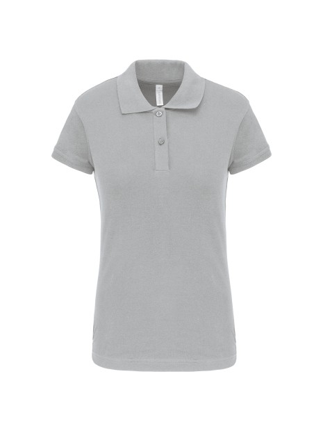KARIBAN Polo piqué manches courtes femme /api/colors/b8c3da1f-f409-43cb-b759-5e63471e125b personnalisable