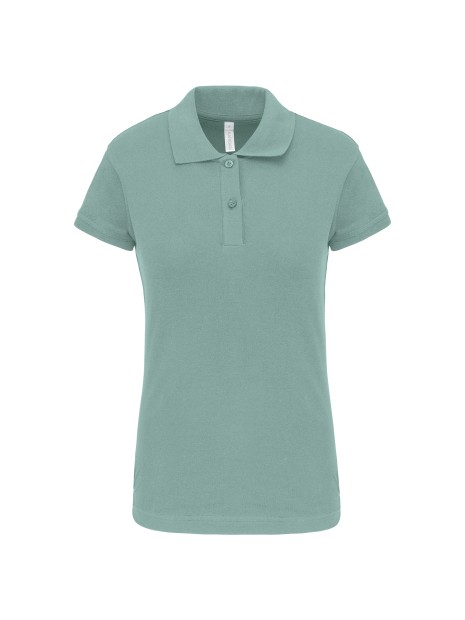KARIBAN Polo piqué manches courtes femme /api/colors/9461b1f5-f20c-4909-acf0-8bf53fdec48b personnalisable