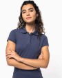 KARIBAN Kurzarm-Polohemd für Damen. Aus Baumwollpiqué Poloshirts personalisierbar