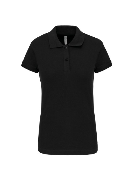 KARIBAN Polo piqué manches courtes femme /api/colors/b9fdad4a-5e94-45cb-8c03-c08b349b28c3 personnalisable