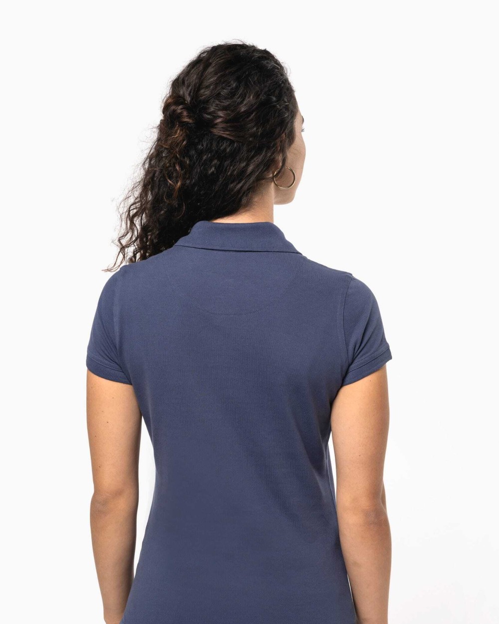 KARIBAN Kurzarm-Polohemd für Damen. Aus Baumwollpiqué Poloshirts personalisierbar