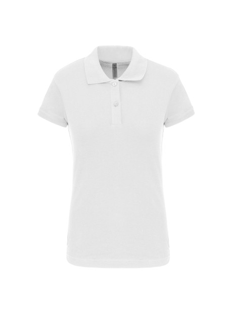 KARIBAN Polo piqué manches courtes femme /api/colors/7a92cd2d-10d2-40b4-928b-296bb7487506 personnalisable
