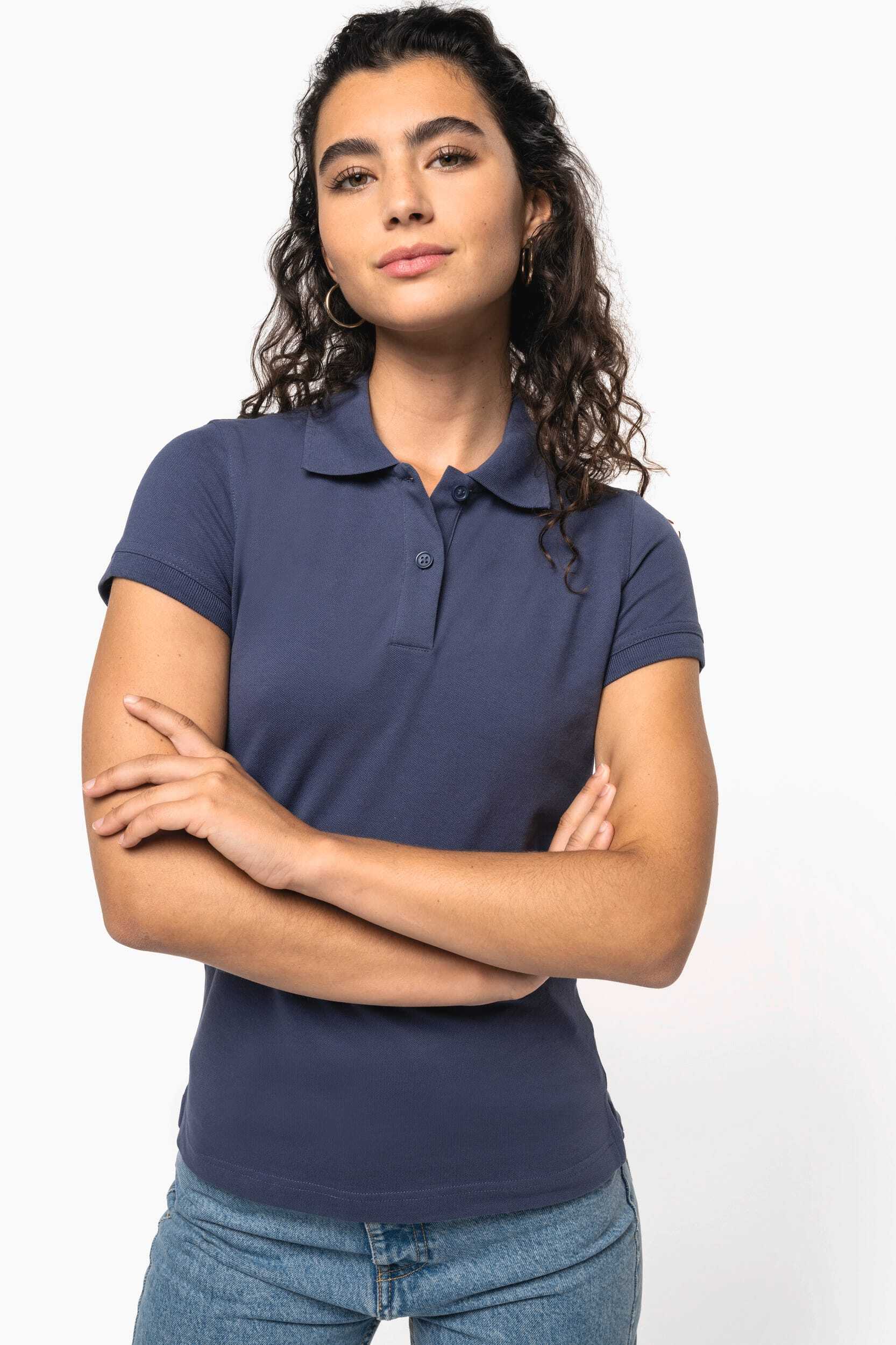 Polos personnalisable KARIBAN Polo piqué manches courtes femme