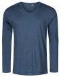 PROMODORO Men´s V-Neck T-Shirt Longsleeve T-Shirts personalisierbar