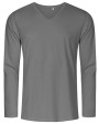 T-Shirts personnalisable PROMODORO Men´s V-Neck T-Shirt Longsleeve