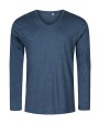 PROMODORO Men´s V-Neck T-Shirt Longsleeve T-Shirts personalisierbar