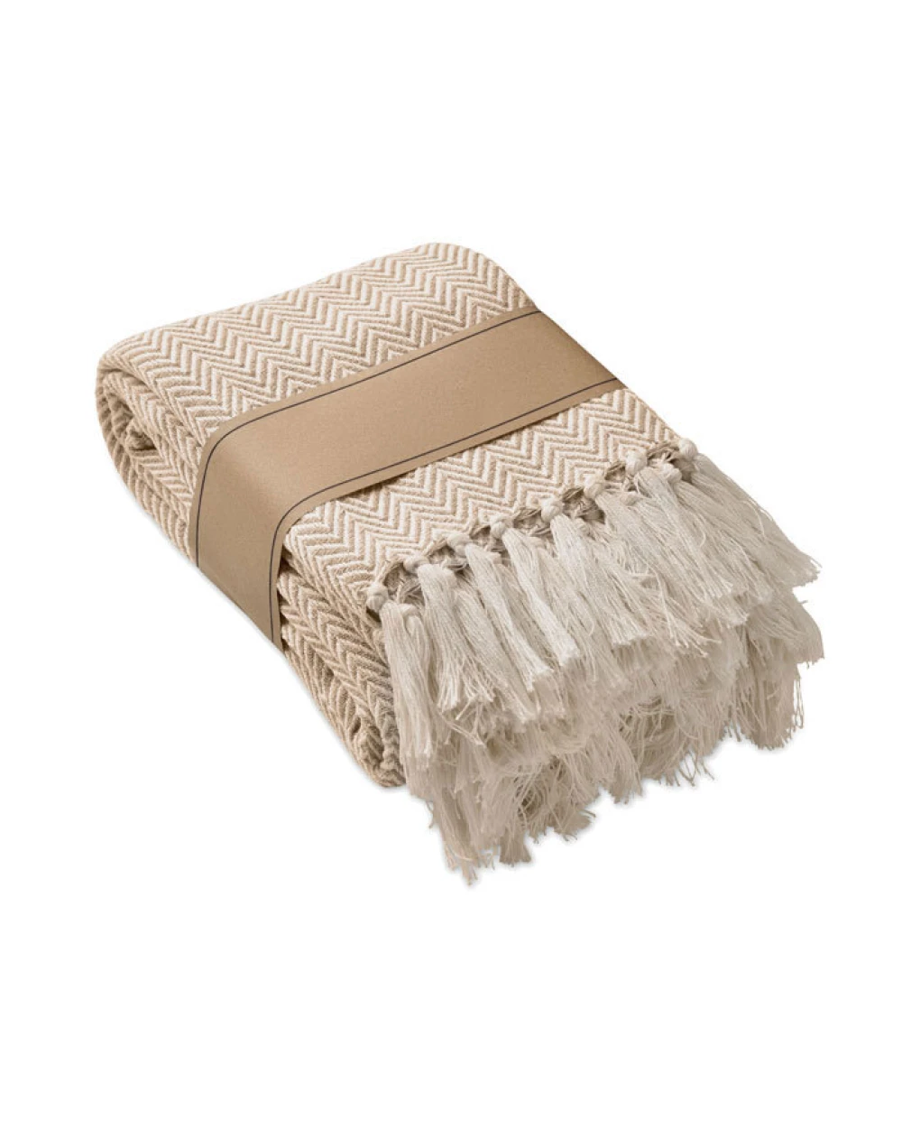 4DO Decke recycelter Polycotton Plaids personalisierbar