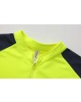 Polo's YOKO Hi-vis mandarin collar Zip Neck Comfort Trim polo (HVJ230) voor bedrukking &amp; borduring