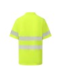 YOKO Hi-vis mandarin collar Zip Neck Comfort Trim polo (HVJ230) Poloshirts personalisierbar
