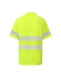 YOKO Hi-vis mandarin collar Zip Neck Comfort Trim polo (HVJ230) Poloshirts personalisierbar