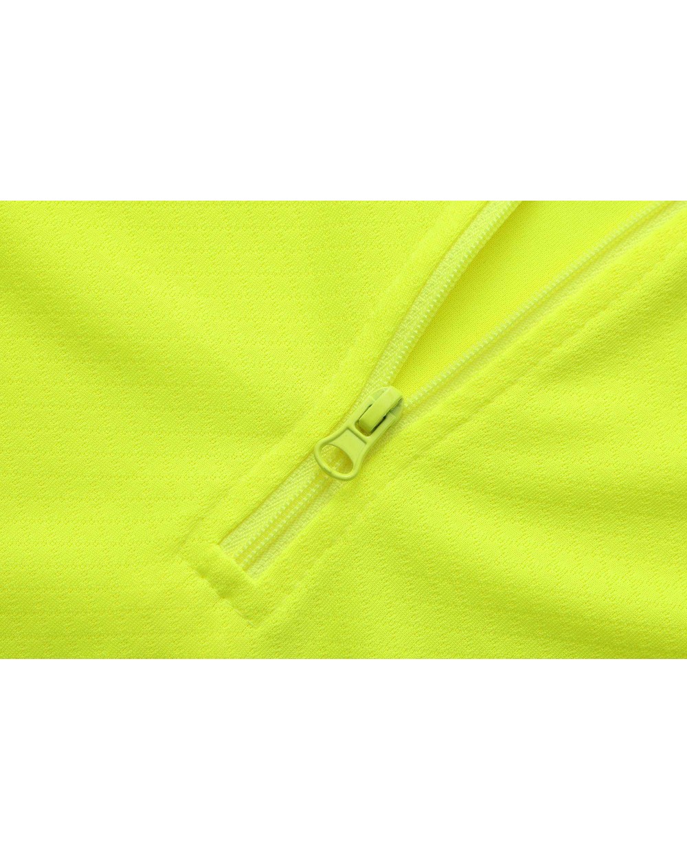 Polo's YOKO Hi-vis mandarin collar Zip Neck Comfort Trim polo (HVJ230) voor bedrukking &amp; borduring