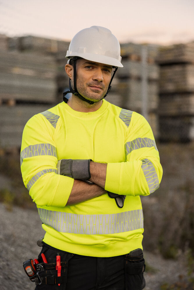 Sweat-shirts personnalisable JOBMAN 5324 Sweatshirt Haute-Visibilité