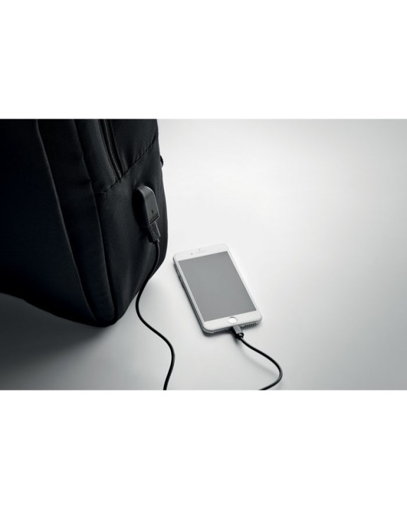 4DO Laptop Rucksack 300D RPET Taschen personalisierbar