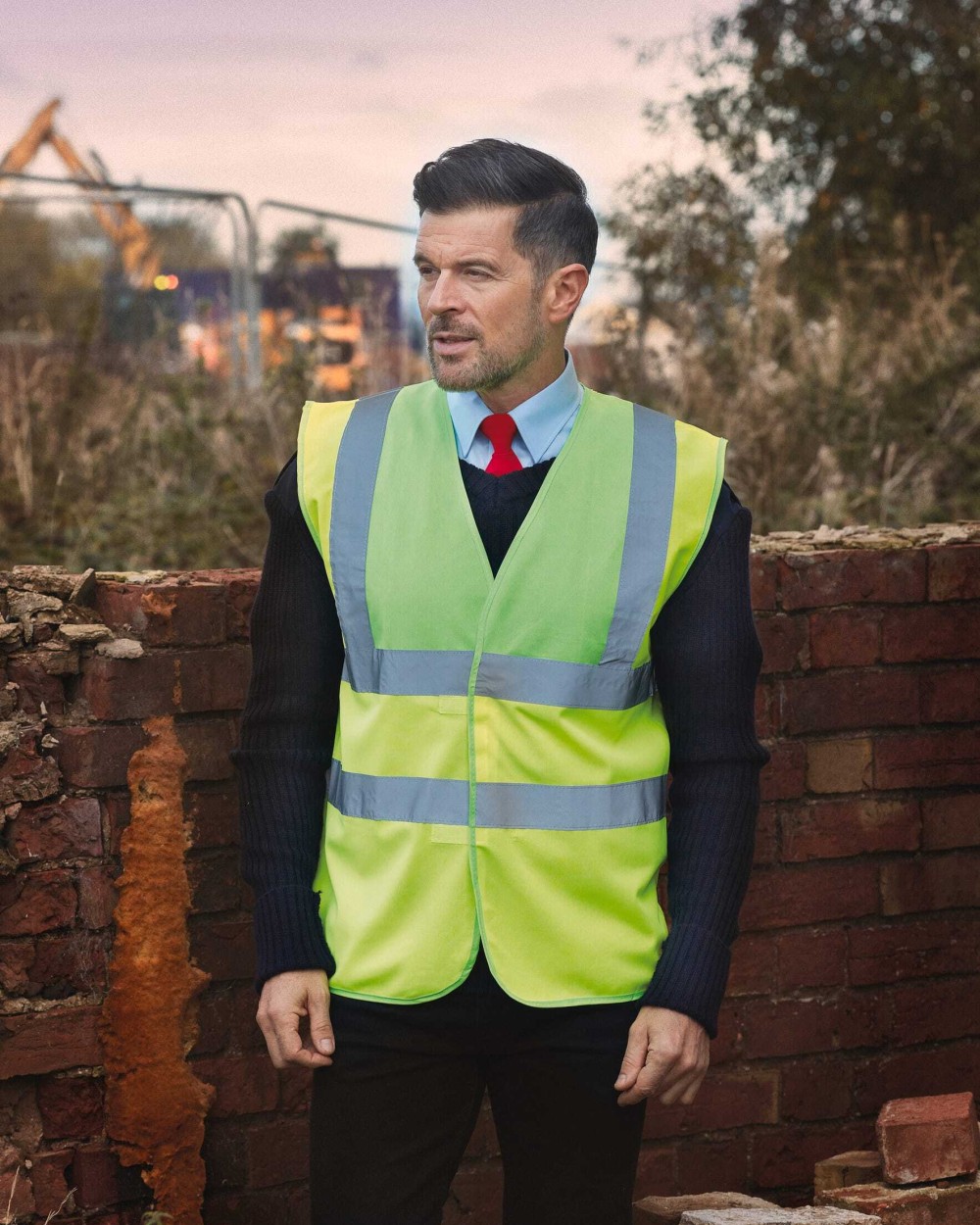 YOKO Hi-Vis Waistcoat Warnwesten personalisierbar