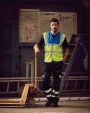 Fluo vestjes YOKO Veiligheidshesje met 2 Banden & Bretels voor bedrukking &amp; borduring