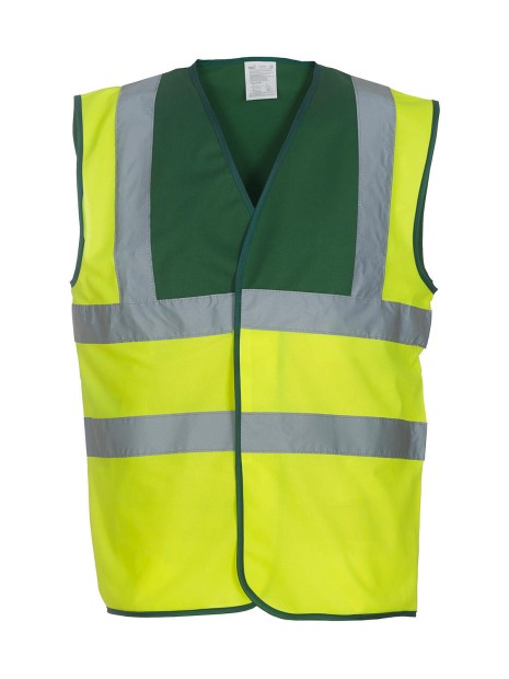 YOKO Gilet haute visibilité /api/colors/b0eeafe4-16da-4064-ad65-9687d0747f1c personnalisable