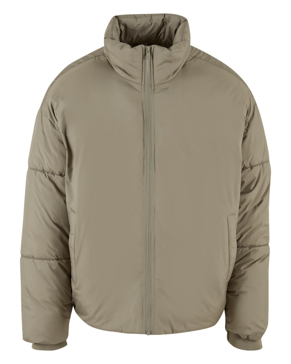Jassen BUILD YOUR BRAND Oversized Puffer Jacket voor bedrukking &amp; borduring