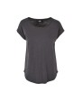 BUILD YOUR BRAND LADIES LONG SLUB TEE T-Shirts personalisierbar